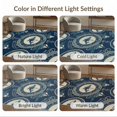 thumbnail image 7 of ODIKA Nautical Motif Whale Marine Border Frame Wave Vintage Boat Hooked Refined for Home Office, Gaming Room, Under Desk, Non-Slip Chair-Friendly, 7 of 7
