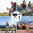 thumbnail image 4 of Taburete de camping plegable, silla de camping portátil con bolsa de transporte, muebles de camping, silla de pesca, para viajes, senderismo, camping, reunión, barbacoa, pesca, 4 of 5