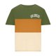 thumbnail image 3 of Mens Casual Pantalones Cortos Cuello Redondo Patchwork Suéter Blusa de Fitness, Camisetas para Hombre, 3 of 4