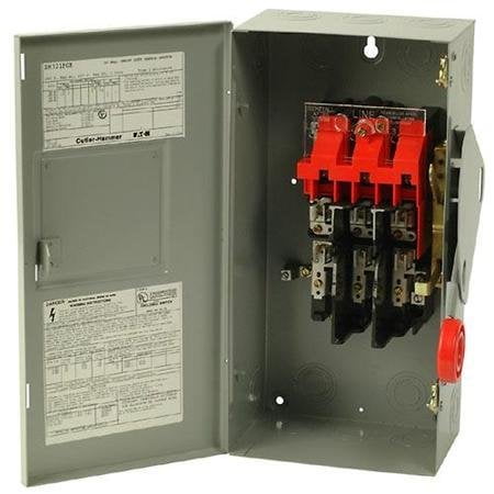 Eaton DH362FGK 60 Amp 600Vac/250Vdc Single Throw Safety Switch 3P