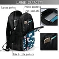 thumbnail image 6 of Wukai Dental Travel Laptop Backpack: Business Water-Resistant Bag with USB Charging Port, Ideal College Backpack for Men & Women, 6 of 6