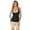 Black, variant on Women's InstantFigure WTBS004 Torsette Tank Top With Adjustable Straps (Nude XL)