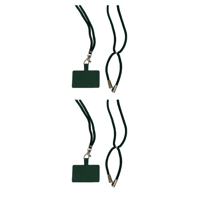 Sidaley Teléfono universal Cordones anti-perdida Teléfono móvil DIY Cuello extraíble Cuerda colgante Correa ajustable Suministros para teléfonos Type2 NO2