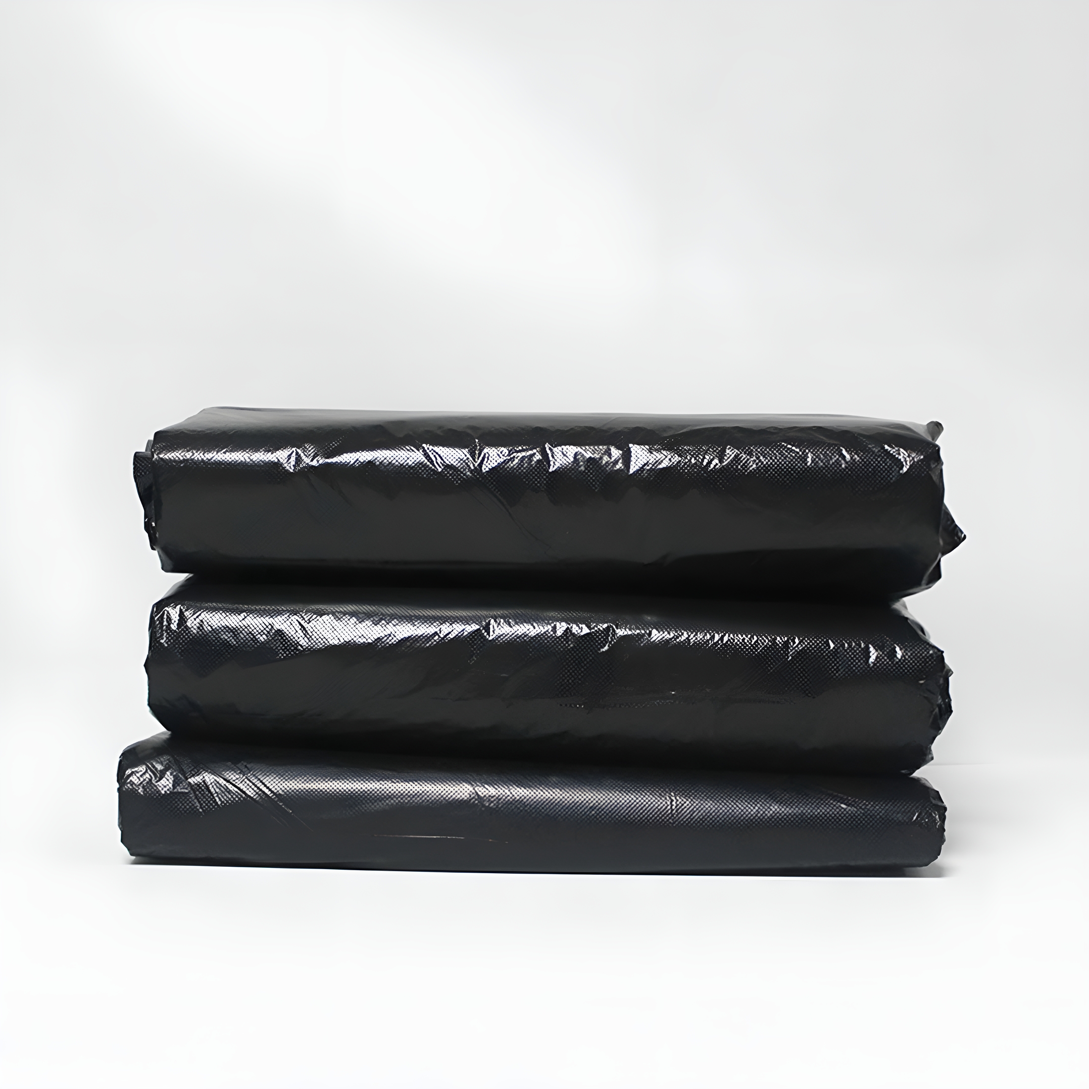 ACDANC 30 Gallon Bathroom Trash Bags Drawstring Garbage Bags Garbage Cans Household Kitchen Bathroom Garbage Storage Bags (1 Roll,100PCS,Black)