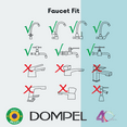 thumbnail image 5 of Dompel Hose Shower Adapter Kit - Multi-Purpose Faucet to Hose Connector for Home and Professional Use, 5 of 7