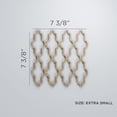 thumbnail image 2 of Ekena Millwork 7 3/8"W x 7 3/8"H x 3/8"T Extra Small Casablanca Decorative Fretwork Wood Wall Panels, Birch, 2 of 6
