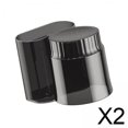 thumbnail image 1 of 2x Portacepillos De Dientes Y Pasta De Dientes Con Taza Estante Moderno Para Cepillos De Dientes Ducha De Casa Negro, 1 of 8