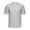 Grey, variant on RKSTN Mens Summer Beach Tops Henley T-Shirt Henley Linen Cotton Shirt Casual Short Sleeve T Shirt Pullover Tees Lightweight Curved Hem Plain Tees
