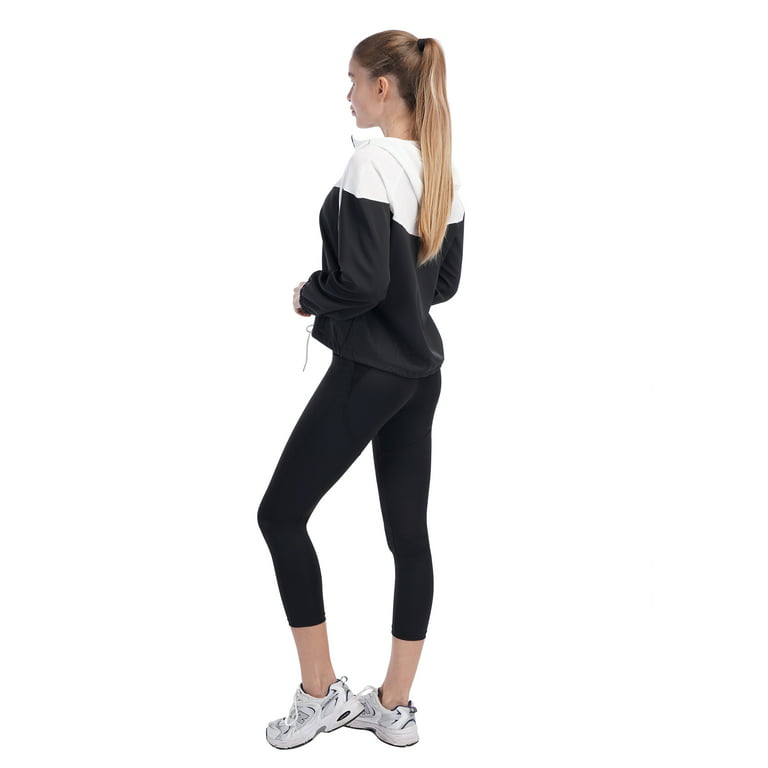 Inmarces Workout Sets for Women 5 PCS Yoga Outfits Activewear Tracksuit Sets(Black,  S） 