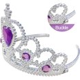 thumbnail image 2 of Accesorios de vestir de princesa, 5 piezas, corona de princesa, cetro, collar, pendientes, guantes, 2 of 5