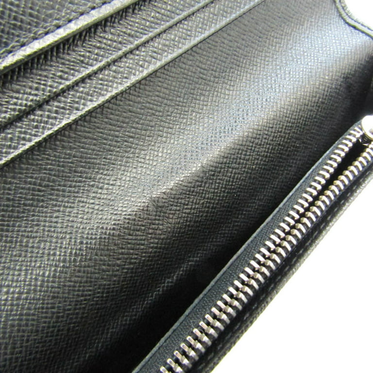 Authenticated used Louis Vuitton EPI Brazza Wallet M66542 Men's EPI Leather Long Wallet (Bi-Fold) Noir, Size: (HxWxD): 19cm x 9.5cm x 2cm / 7.48'' x
