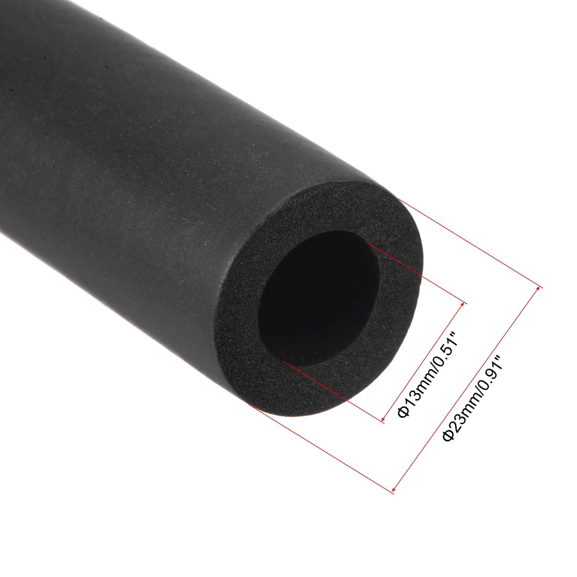 Unique Bargains Foam Tubing for Handle Grip Support and Insulation 1/2"(0.51" ID
