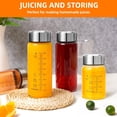 thumbnail image 4 of Botellas de vidrio para jugo Mymanjerfu, 500 ml, paquete de 4 con tapas de acero inoxidable, 4 of 6