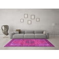 thumbnail image 3 of Ahgly Company Indoor Rectangle Medallion Pink Traditional Area Rugs, 7' x 9', 3 of 4