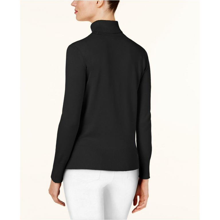 Cable Gauge Ribbed Turtleneck Sweater Regular LARGE Walmart