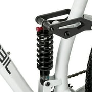 Ozark Trail 29 FS.2 Slalom Full Suspension Mountain Bike, 29 Wheels, Small Frame, Fits Riders 51 - 55, Off-White, Adult, Unisex, Online Only