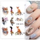 thumbnail image 3 of pegatinas para uñas decoracion de uñas pegatina semipermanentes Deslizadores de invierno, pegatinas de alce, Lobo, Animal, figura de transferencia artística, mariposas, marca de agua, deslizador de ag, 3 of 4