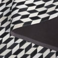 thumbnail image 6 of SAFAVIEH Studio Leather Naomi Geometric Area Rug, Ivory/Black, 8' x 10', 6 of 11