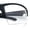 All Black, variant on ANSI Z87.1 Safety Glasses Clear Lens Lightweight Protective Eyewear UV400 Impact Resistant Wraparound Design Black Blue