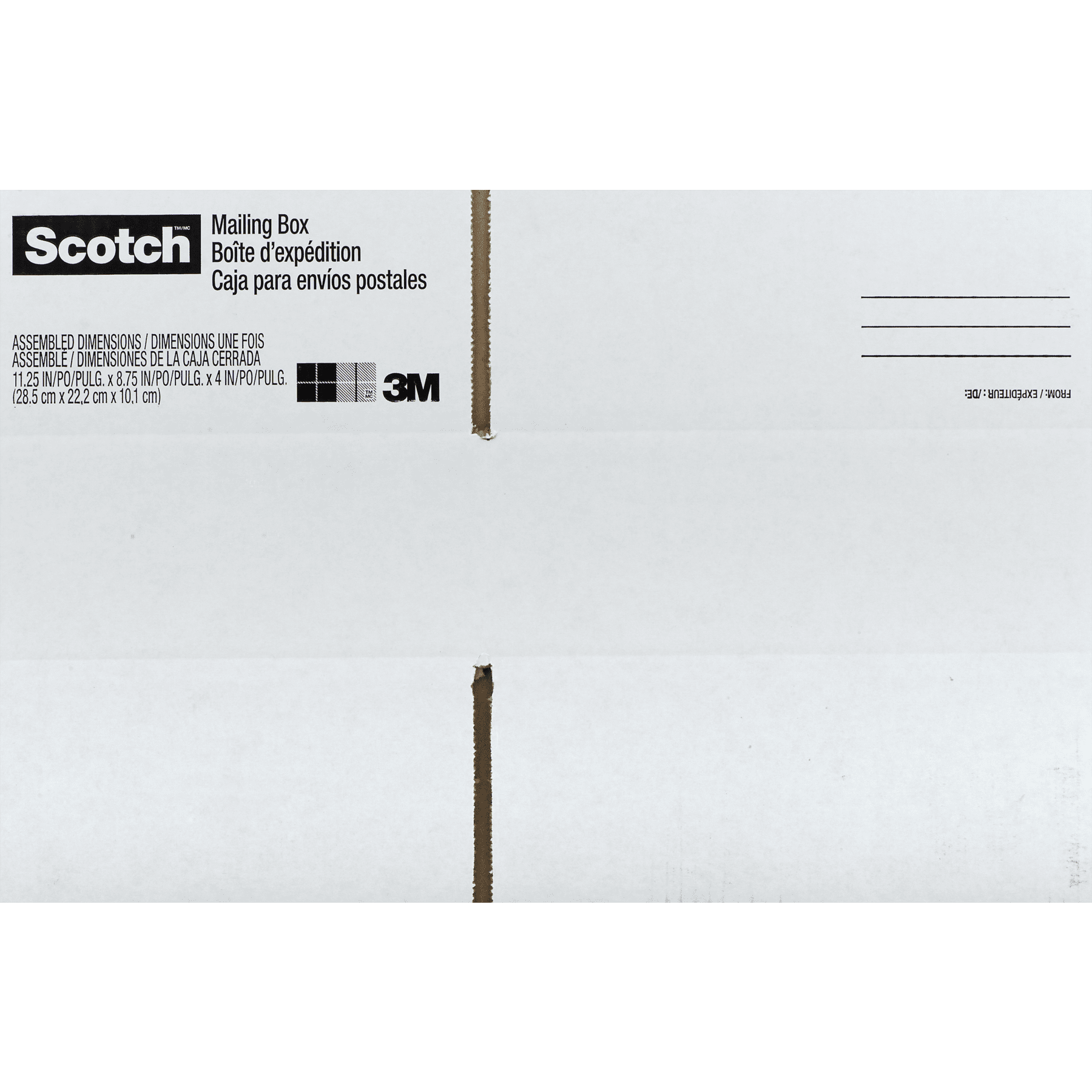 KRAFT BOX 11X9X4 - FRENCH