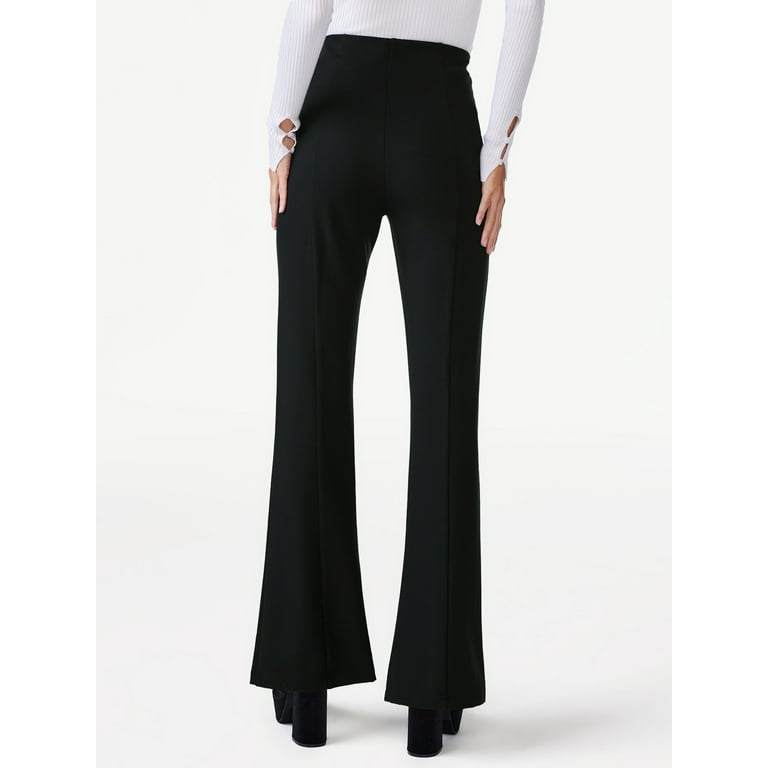 Forever 21 Women's Ponte-Knit Flare Pants