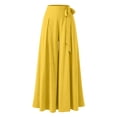 thumbnail image 5 of PADFRYBK Wide-Leg Pants For Womens Casual Loose Pants Solid Color Elastic Waist Sweatpants Straight Leg Pants With Pockets, 5 of 8