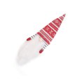 thumbnail image 2 of Inteprter Cubierta de botella de vino de Navidad sin rostro anciano tejido manga rayas sombrero Navidad Toppers hogar comedor fiesta boda Kits de decoración para fiestas Rojo Inteprter HA068078-01, 2 of 6