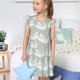 thumbnail image 4 of Fotbe White Birds Vestido de Dormir para Niñas de 3 a 10 Años, Mangas Cortas, Estilo Princesa, Pijama Camisón con Mangas Voladas-Large, 4 of 6
