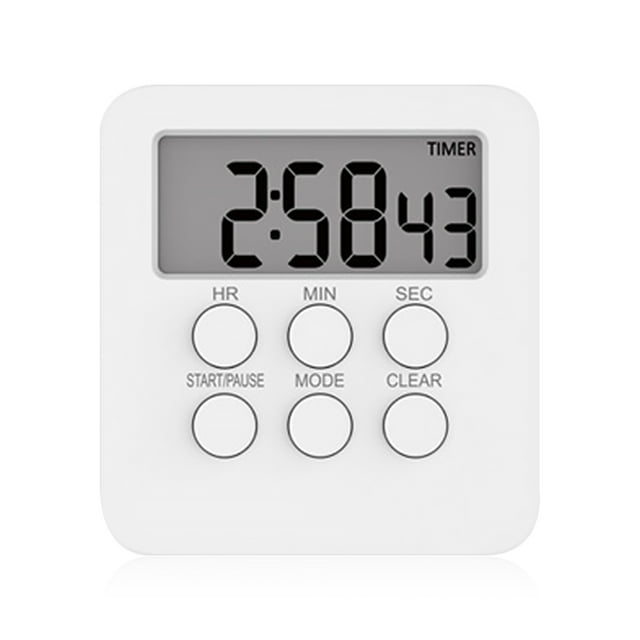 Temporizador pequeño LED Cuenta regresiva con reloj despertador Dispositivo de tiempo con batería Gadgets Hogar Gadgets Cocina Horno BBQ Suministros de asado Methold HA012291-00B