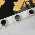 thumbnail image 4 of Manfei Rustic Reindeer Black Out Curtains for Kid, Farmhouse Cabin Curtains Pack of 2 (42x63 Each), Wildlife Animal Bedroom Curtains, Curtains and Drapes Room Decor, 4 of 6