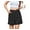 Black, variant on Asklazy Women's Summer Dressy Casual Elastic Waist Wide Leg Suit Tailored Shorts Comfy Elagant Work Trouser Shorts,(S-2XL)
