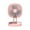 Pink, variant on TopLLC Small Desk Fan, Foldable Personal Fan with Scent Box, Portable Mini Air Conditioner Fan with Ice Tray, Rechargeable Battery Operated 3 Speed Quiet Strong Airflow Cooling Fan for Office Travel