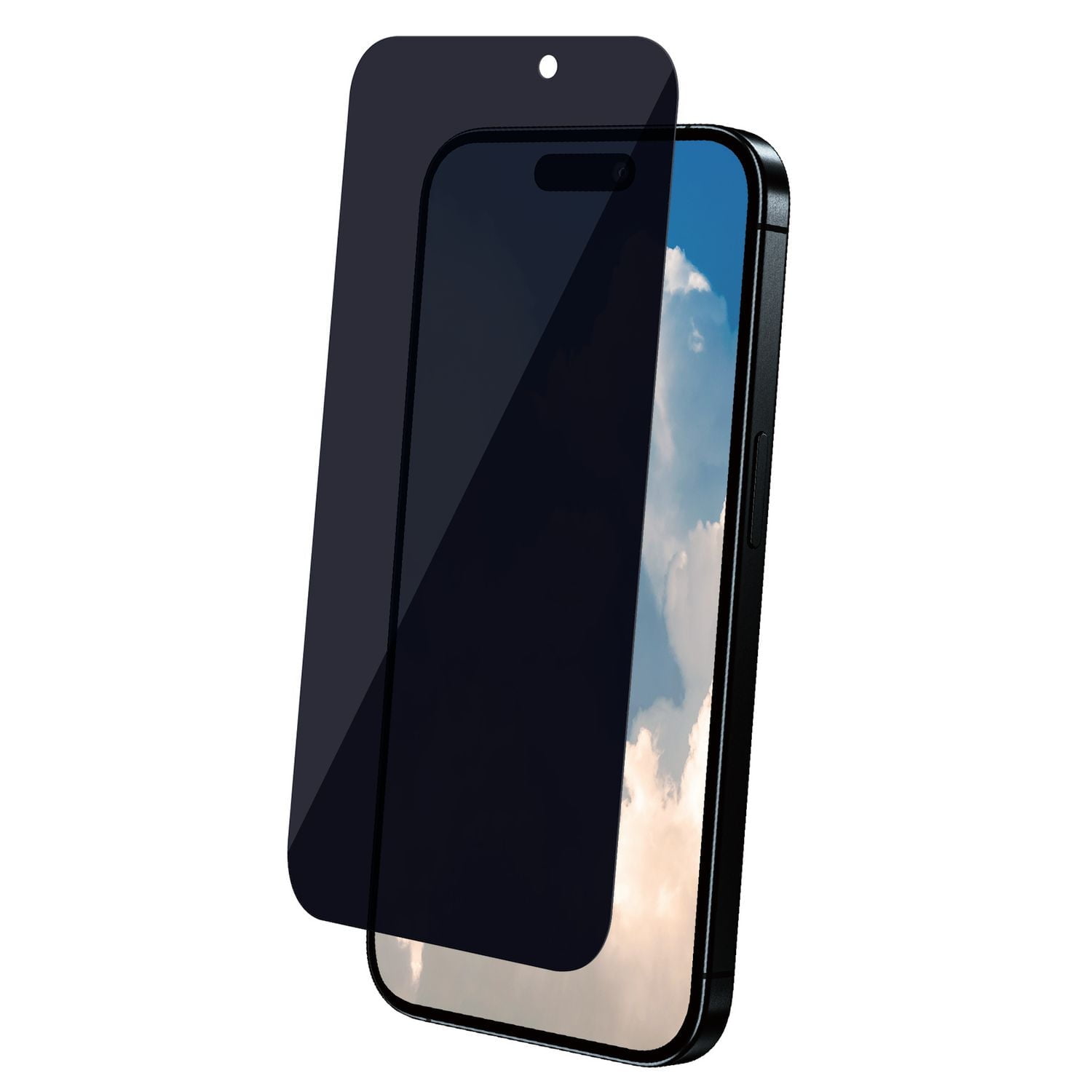 onn. Privacy Glass Screen Protector for iPhone 15 Pro, Made with Durable Glass by Corning®, with Privacy Protection and Advanced Easy Application Tray, ONN. IP15P PRV SP