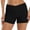 Black, variant on MuXiKeJi Clothes Women's Athletic Shorts 3'' Inseam Stretchy Ruched Back Soft Biker Yoga Exercise Legging Shorts for Women
