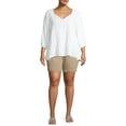 thumbnail image 5 of JMS Just My Size by Hanes Women's Plus Size 2 Pocket Pull-On Shorts, 5 of 8