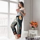 thumbnail image 5 of Balery Moon Flower White Owl Pantalones de pijama para mujer, pijamas ultraligeros, pantalones de estar por casa-XX-Large, 5 of 6