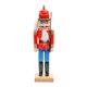 thumbnail image 3 of Figura de Cascanueces de Madera Diseño de Escena Tradicional Accesorios Muñeca Navideña para Rojo, 3 of 9