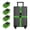 Green, variant on Youersen Luggage Straps for Suitcases, Travel Belts, Essential Luggage Accessories, Green, 4-Pack