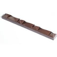 thumbnail image 3 of Martellato MA7000 Clear Polycarbonate Chocolate Mold with 4 Kite-Snack-Bar Cavities 200mm x 23mm x 18mm High, 3 of 3