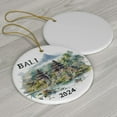 thumbnail image 3 of Bali Vacation Ornament, Bali Ornament, Christmas Ornaments, Bali Custom, Bali Personalized Ornament, Bali Bauble, Bali Souvenir, Indonesia Jr2ehM (Bali Vacation), 3 of 4