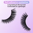 thumbnail image 6 of 10 Pcs Self-Adhesive Eyelashes - Reusable, No Glue, Natural Look, Suitable for Beginners, Includes Tweezers, 6 of 9