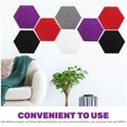 thumbnail image 3 of FOMIYES 10Ud Azulejos Autoadhesivos De Fieltro En Hexagonal Para Organización, 3 of 7