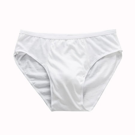 

Pxiakgy lingerie for women Men s Disposable Cotton Underwear Briefs Underpants Hiphuggers Comfortable White + 4XL