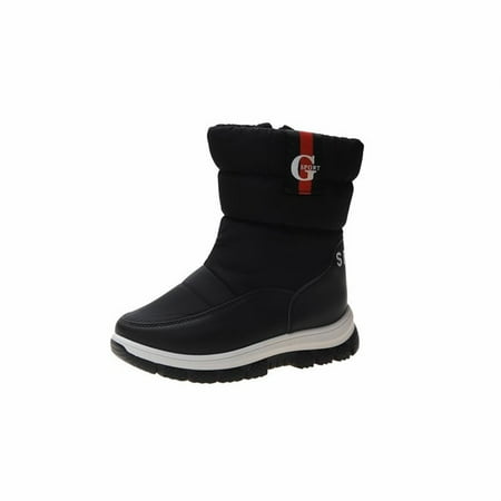 

Engtoy Girls Winter Snow Boots Waterproof Antiskid Boots Hiking Outdoor Shoes for Kids Little Kid/Big Kid Pink