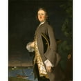 thumbnail image 2 of Joseph Blackburn 12x14 Black Ornate Wood Framed Double Matted Museum Art Print Titled: Portrait of Captain John Pigott (circa 1752), 2 of 5