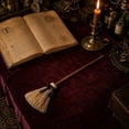 thumbnail image 4 of 40 inch Moving Witch Broom with Lights and Sound, Animated Halloween Decoration for Living Room, Entryway, Porch, Party Scene and Spooky Seasonal Display-Without String Lights, 4 of 6