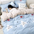 thumbnail image 1 of Sets de cama de poliéster Baby Blue Stars Snow, 1 of 7