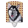 thumbnail image 1 of Carolines Treasures SC9495CNL Alaskan Malamute Fall Leaves Ceramic Night Light, 1 of 2