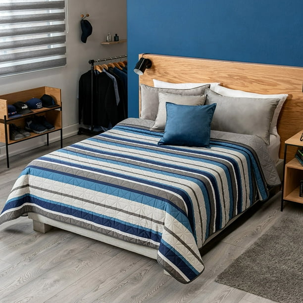 Edredón VIANNEY Novo Boston Individual Bodega Aurrera en línea