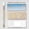 thumbnail image 3 of Cortavidrio Para Vidrio Supercutter Mango De Metal Cortador De Vidrio De Cabeza Recta Para Cortar Azulejos De Vidrio Espejo RT-208B YLSHRF Glass cutter, 3 of 8
